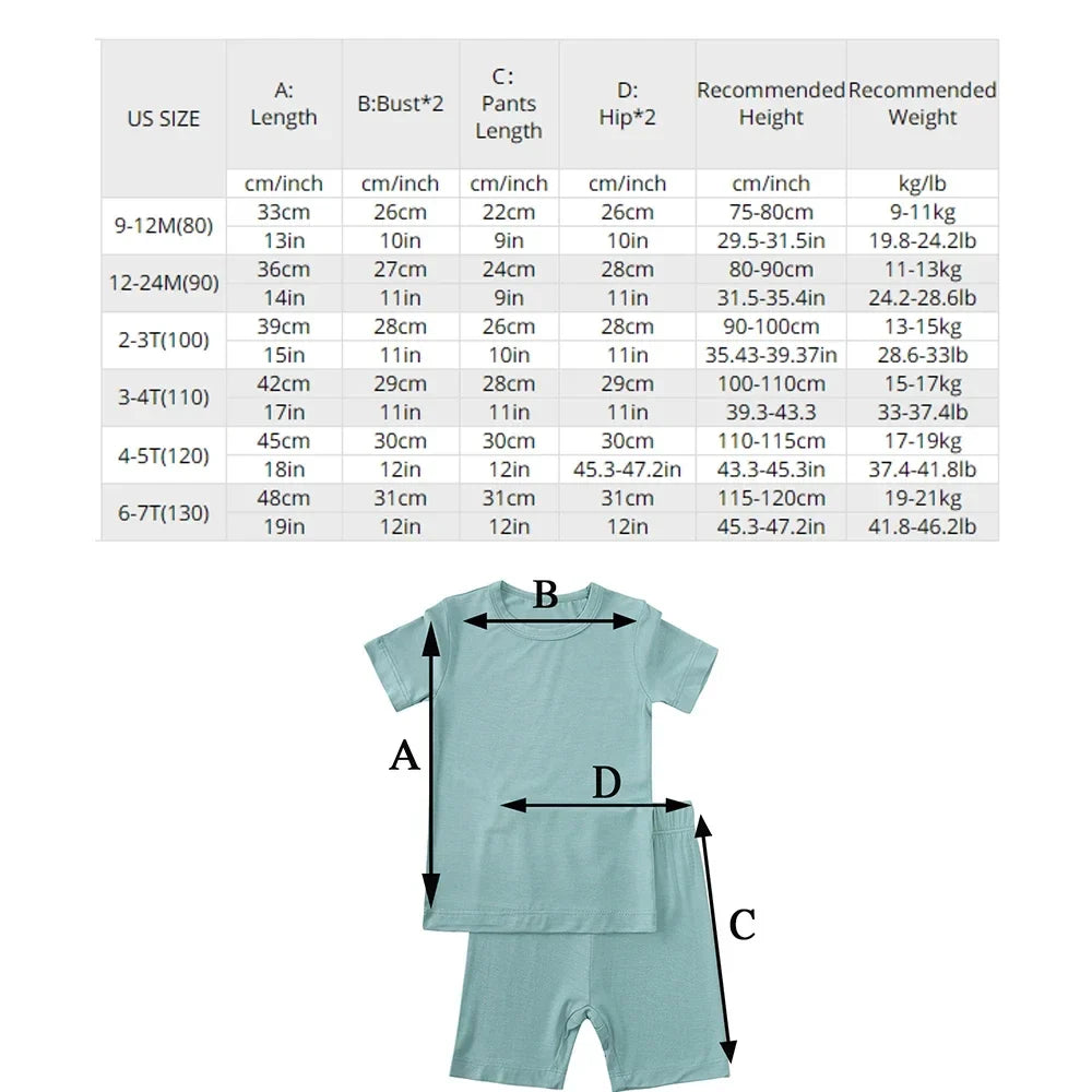 Cozy Bamboo Kids Pajama Set