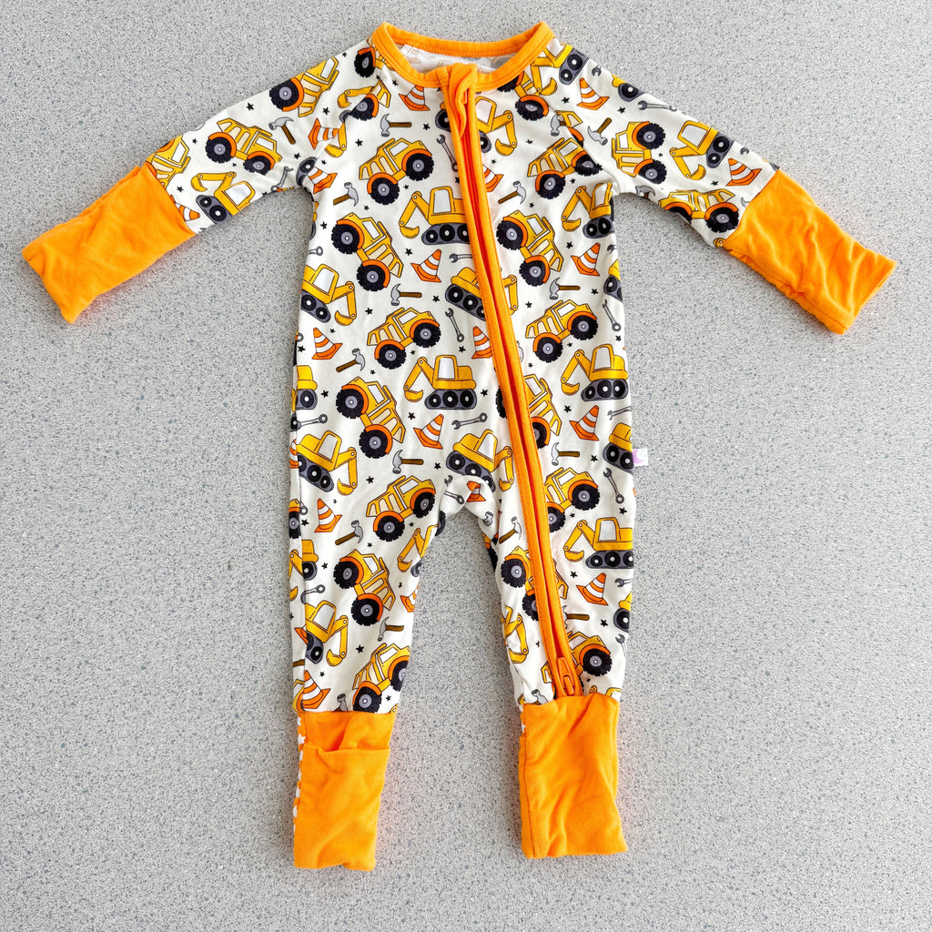 Construction Trucks Bamboo Pajamas