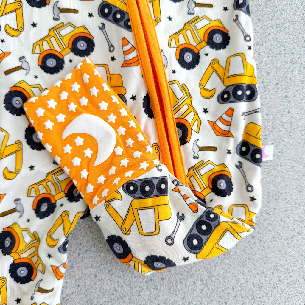 Construction Trucks Bamboo Pajamas