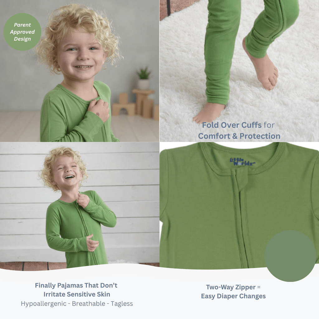 Green Bamboo Romper